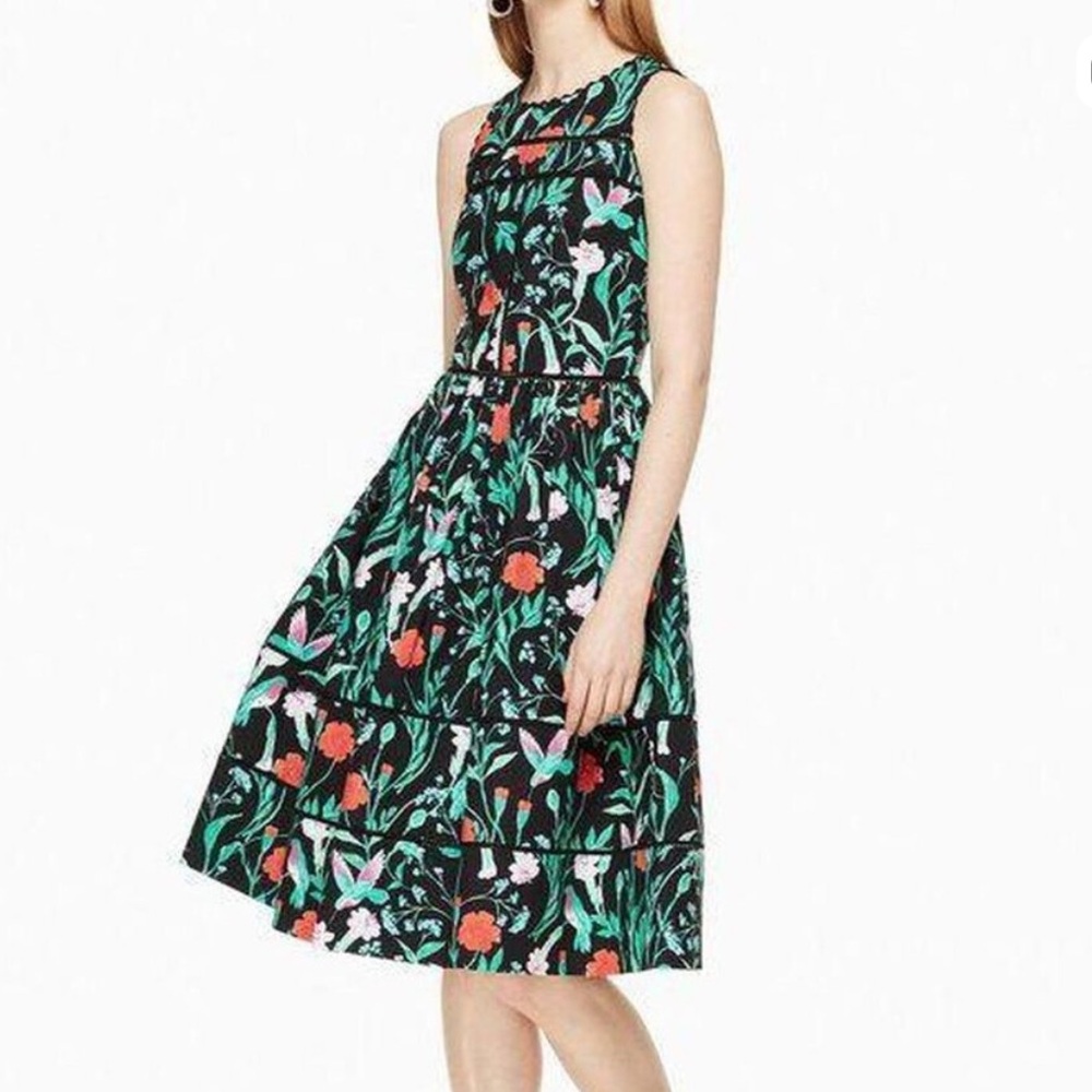 Kate Spade Jardin Hummingbird Dress